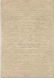 lot 97 image: Natural Woven Rectangular Braided Outdoor Rug Heathered Cream - Threshold