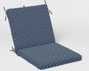 lot 165 image: 2PCS Woven Outdoor Chair Cushion - Threshold