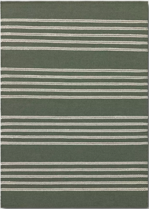 lot 172 image: Striped Hand-Loom Outdoor Area Rug - Threshold Designed with Studio McGee