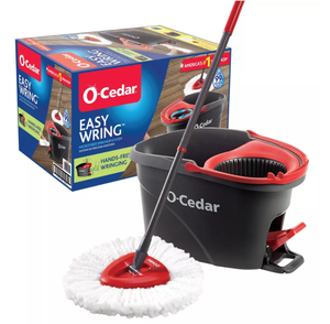 lot 332 image: O-Cedar EasyWring Spin Mop and Bucket System