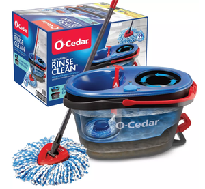 lot 333 image: O-Cedar RinseClean Spin Mop & Bucket System