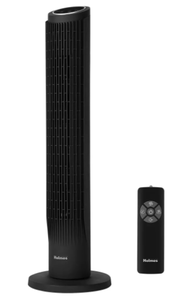 lot 335 image: Holmes 37 Whisper Force Tower Oscillating Fan with Clean Breeze