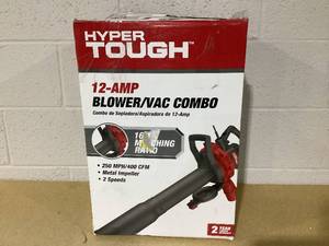 lot 456 image: Hyper Tough 12 Amp Electric Leaf Blower and Vacuum Combo