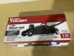 lot 460 image: Hyper Tough T82011W Trolley Jack, 2 Ton