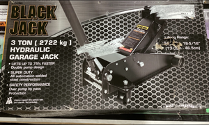 lot 475 image: Black Jack T830023W Garage Jack Dual Piston Quick Lift Performance, 3 Ton