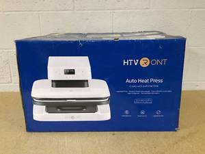 lot 50 image: HTVRONT Automatic Heat Press Machine, Professional for Heat Transfer Projects, 15x15
