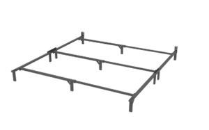 lot 189 image: Mainstays Ardent 7 King Metal Bed Frame. Adult. Easy to Assemble.No Tools Needed.