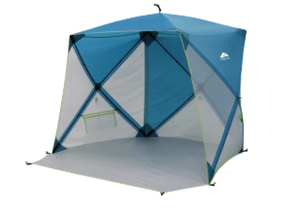 lot 197 image: Ozark Trail 6.8 ft x 5.9 ft Pop-up Beach Shelter, Blue
