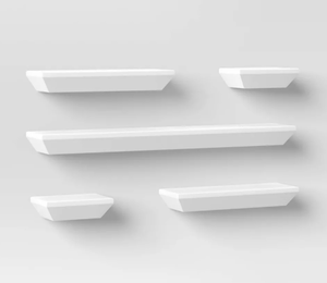 lot 317 image: 5pc Wedge Shelves - Threshold