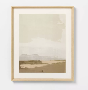 lot 320 image: 24x20 Landscape Framed Wall Art - Threshold designed with Studio McGee