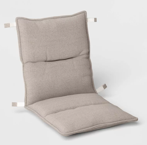 lot 348 image: LOT OF 2 43x21 Heathered Outdoor Chair Cushion - Threshold