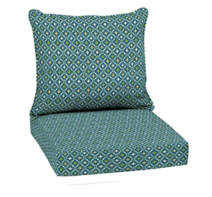 lot 351 image: ARDEN Alana Tile Outdoor Deep Seat Cushion Set - 24 W x 24 D in.