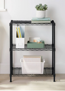 lot 352 image: 3 Tier Wire Shelving - Brightroom