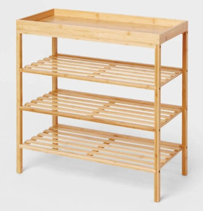 lot 359 image: Brightroom 4 Tier Bamboo Shoe Rack