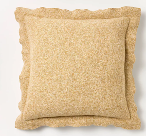 lot 381 image: Oversized Heather Square Throw Pillow - Threshold designed with Studio McGee