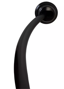 lot 484 image: 50 to 72 NeverRust Rustproof Adjustable Tension Curved Shower Rod