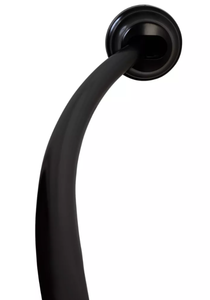 lot 485 image: 50 to 72 NeverRust Rustproof Adjustable Tension Curved Shower Rod