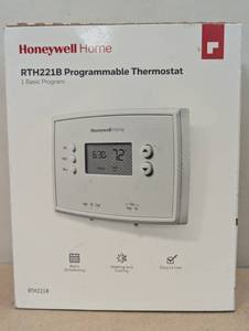 lot 79 image: Honeywell Home 1-Week Programmable Thermostat with Digital Display