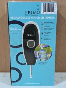 lot 12 image: Primo Water Portable Water Dispenser with Touch Controls White