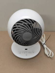 lot 85 image: WOOZOO - Compact Globe Oscillating Fan Only - 5 Speed - White - Used