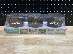 lot 3 image: Citronella Candle 3-Pack