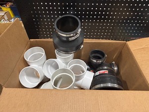 lot 11 image: PVC and Rubber Couplers and Fittings