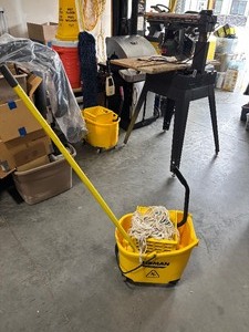 lot 27 image: Mop and Bucket