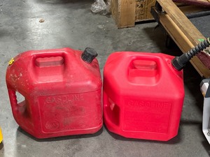 lot 34 image: Gas Cans