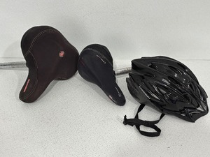 lot 60 image: Bicycle Seats and Helmet