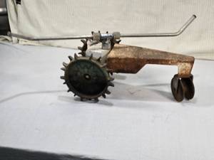 lot 6 image: Craftsman Lawn Sprinkler with Metal Wheels