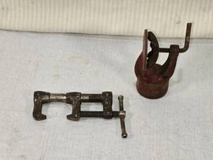 lot 17 image: Vintage Tire Patch Clamp and Ford Model T Leaf Spring Spreader