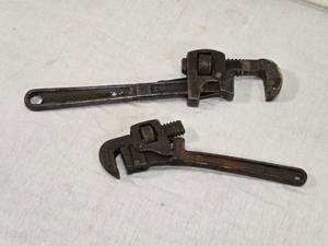 lot 20 image: Vintage Pipe Wrenches - Pexto and Trimo