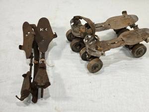 lot 34 image: Antique Winchester and Klipper Klub Roller Skates