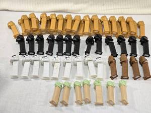 lot 52 image: Lot of Star Wars Themed PEZ Dispensers including C3PO, Yoda, Stormtroopers, Darth Vader
