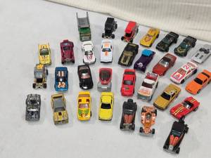 lot 82 image: Variety of Vintage Toy Cars and Trucks
