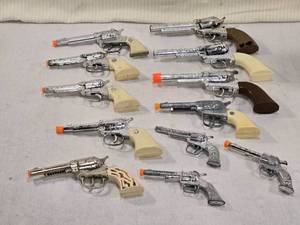 lot 96 image: Large Lot of Toy Cap Guns - Most Appear to be in Working Condition