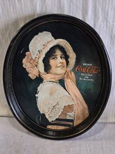 lot 121 image: Reproduction of 1914 Coca-Cola Oval Tray