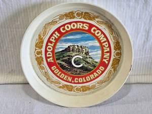 lot 128 image: Adolph Coors Company Golden Colorado Serving Tray