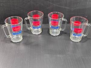 lot 154 image: Set of Four Schmidt Beer Glass Pitcher Mugs - About 7 tall