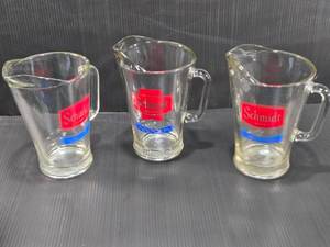 lot 159 image: Schmidt Beer Glass Pitchers