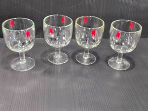 lot 162 image: Lot of Four Michelob Beer Glasses
