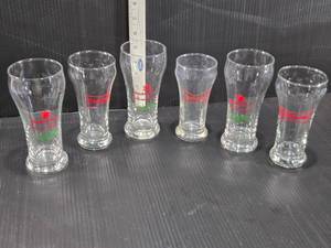 lot 189 image: Budweiser and Budweiser Anheuser-Busch Glasses