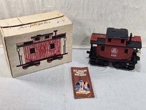 lot 218 image: Jim Beam Red Caboose Train Decanter with Original Box