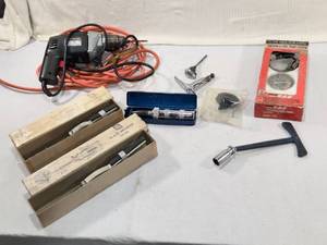 lot 320 image: Glaze Breakers CF-61 and CF-62, Impact Screw Driver, Corded Drill, Vacuum and Fuel Pump Tester