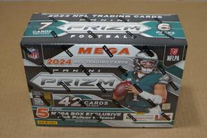 lot 16 image: 2024 Panini Prizm Mega Box of Football Card Packs - Pink Pulsar Prizms
