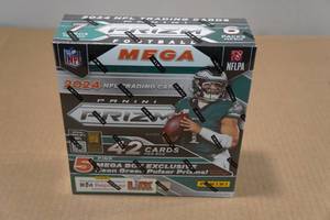 lot 17 image: 2024 Panini Prizm Mega Box of Football Card Packs - Neon Green Pulsar Prizms
