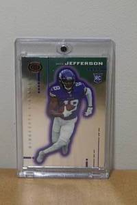 lot 45 image: 2020 Panini Chronicles Dynagon Justin Jefferson Rookie Football Card