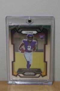 lot 47 image: 2023 Panini Prizm Jordan Addison Rookie Football Card