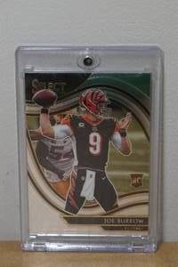 lot 48 image: 2020 Panini Select Joe Burrow Rookie Football Card