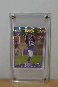 lot 53 image: 2009 Topps Percy Harvin Refractor Rookie Football Card